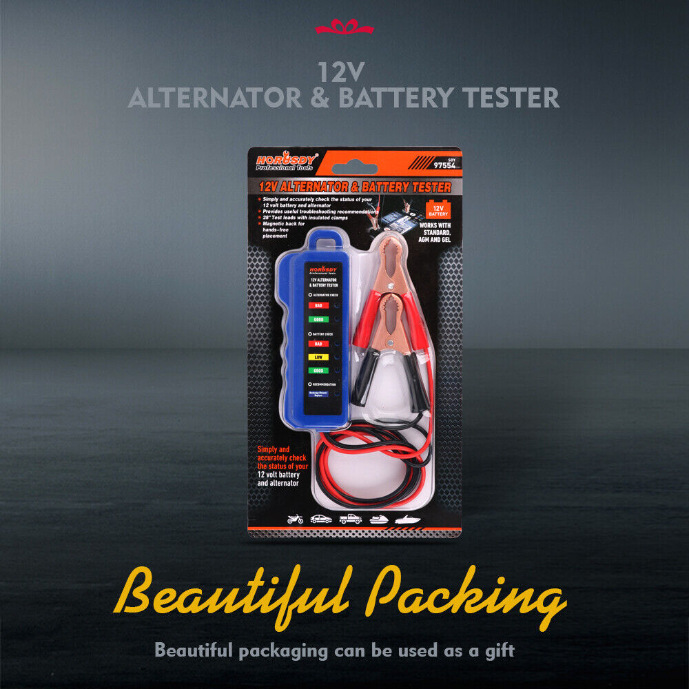 Digital 12V Alternator Battery Tester — view 9