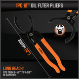 5pc oil filter wrench set — view 6