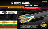 50m 5 Core Trailer Wire Cable — view 3