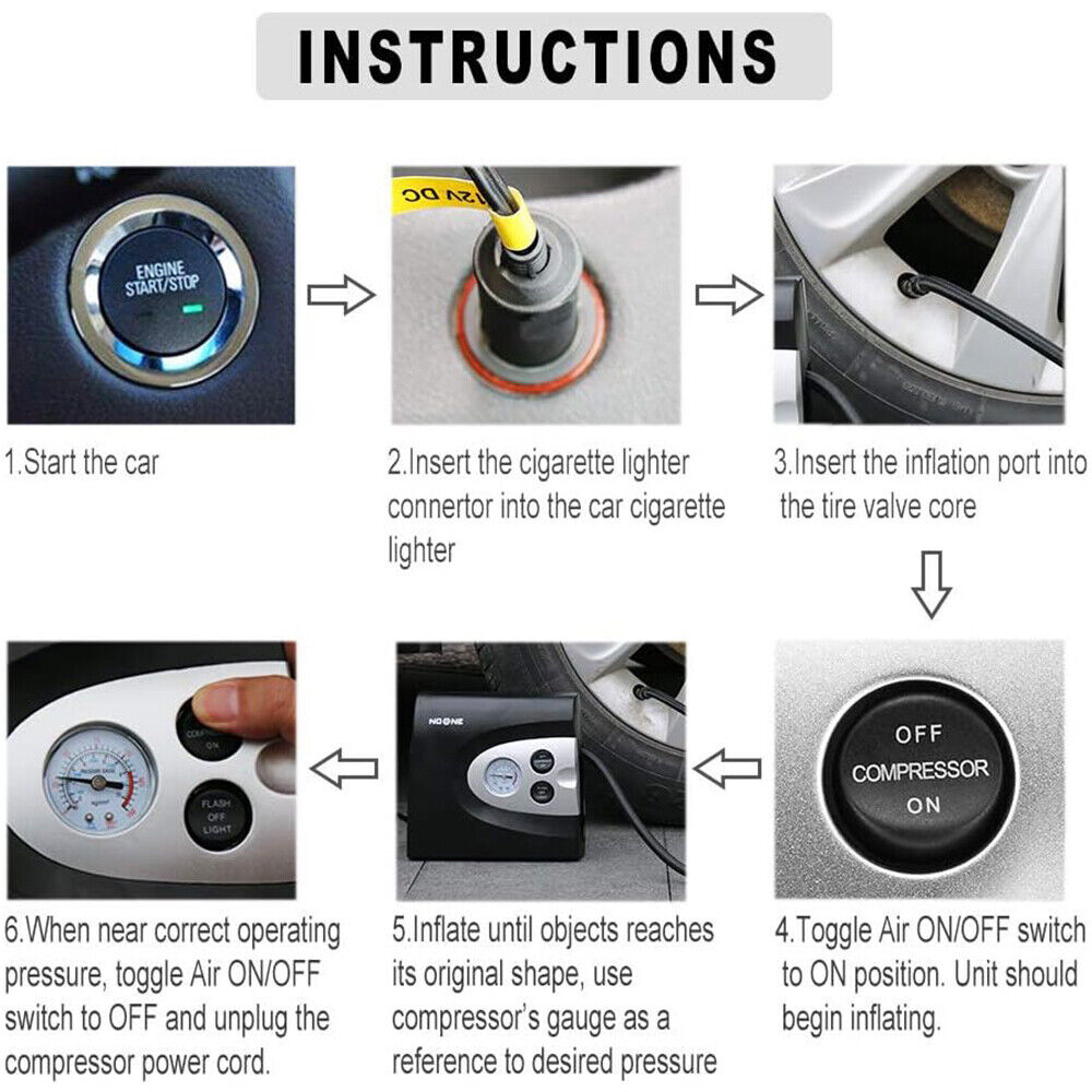 NOONE 3 IN 1 Air Compressor — view 8