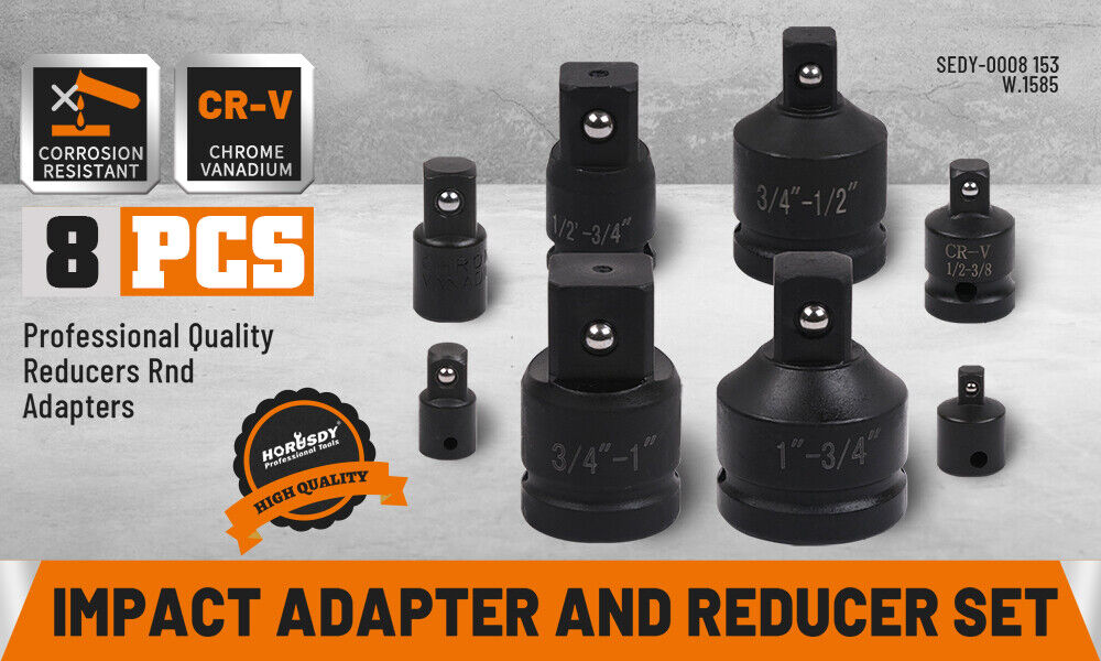 8pc Impact Socket Reducer Set — view 3