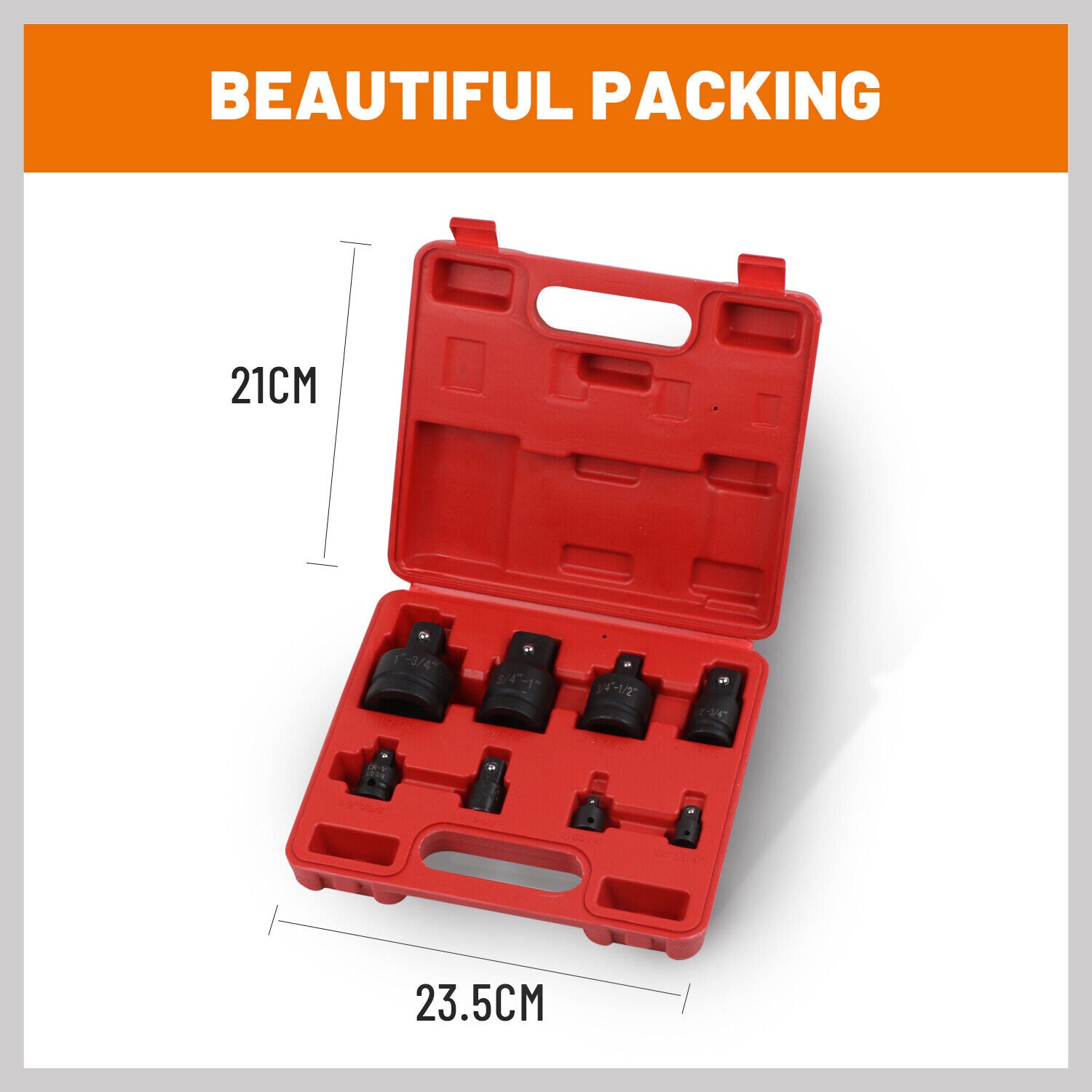 8pc Impact Socket Reducer Set — view 4