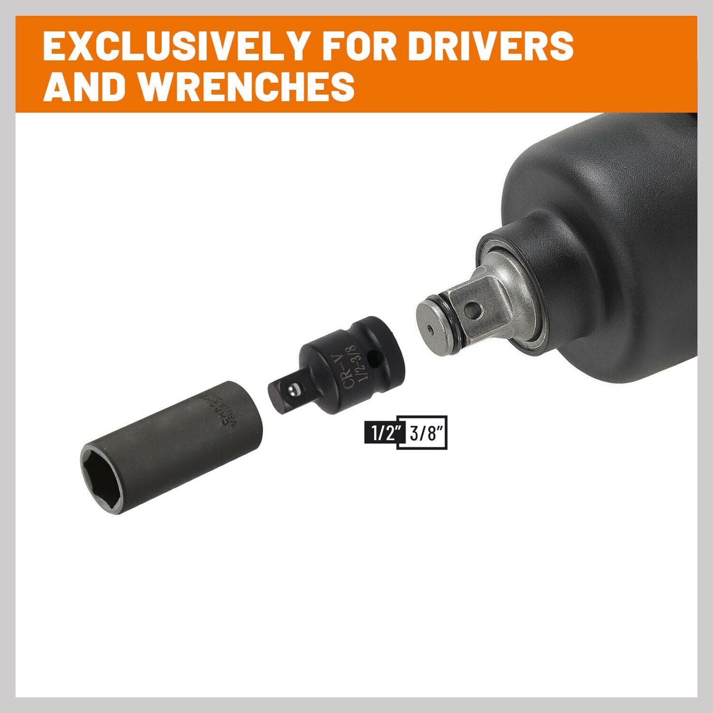 8pc Impact Socket Reducer Set — view 9
