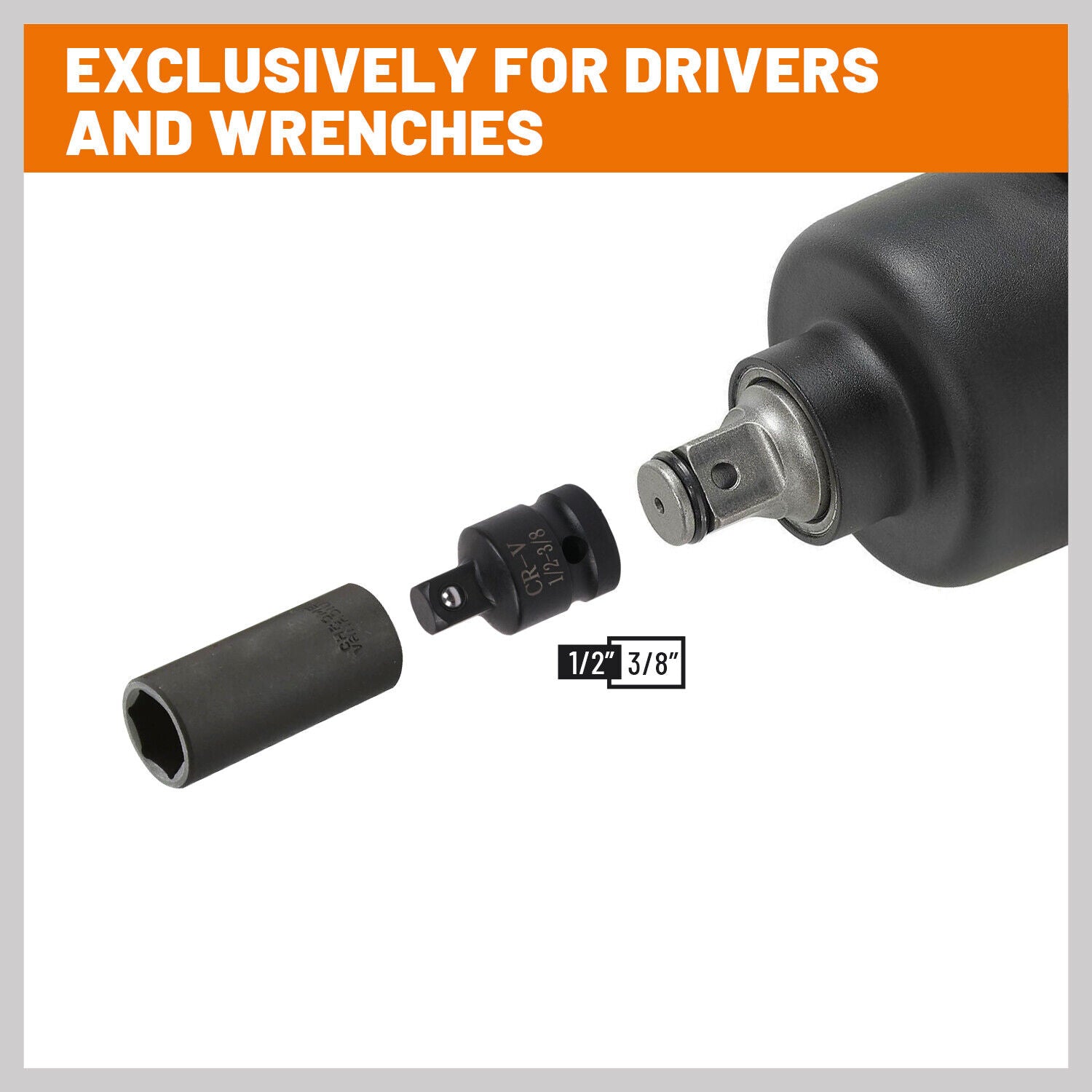 8pc Impact Socket Reducer Set — view 9