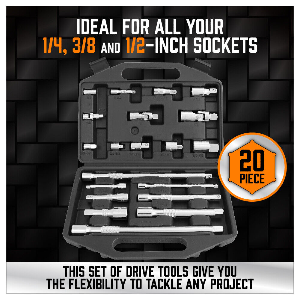 20pc socket extension and adaptor set — view 4