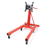 Heavy duty engine stand, folding workshop crane hoist with 900kg loading for car