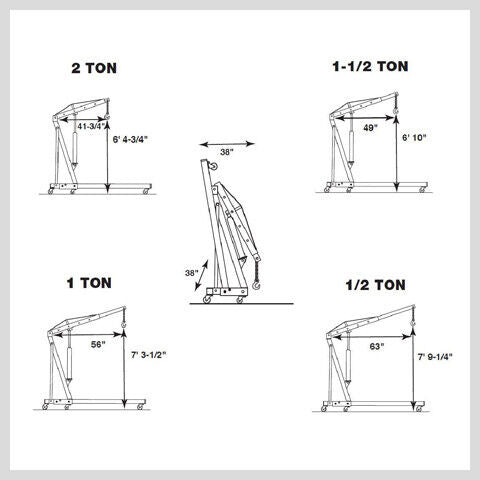 2-Ton Hydraulic Engine Crane Hoist — view 8