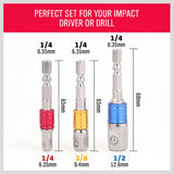 3pc Socket Bit Adaptor Set — view 4