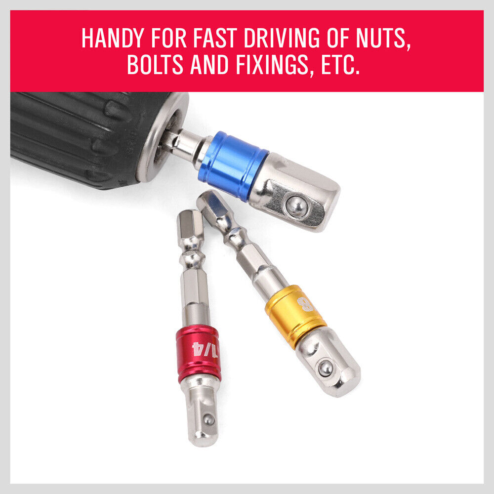 3pc Socket Bit Adaptor Set — view 6