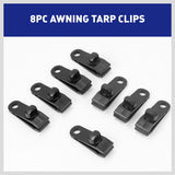 8pc awning tarp clamp set — view 4