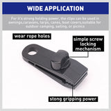8pc awning tarp clamp set — view 6