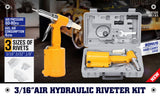 Air Hydraulic Pop Rivet Gun — view 3