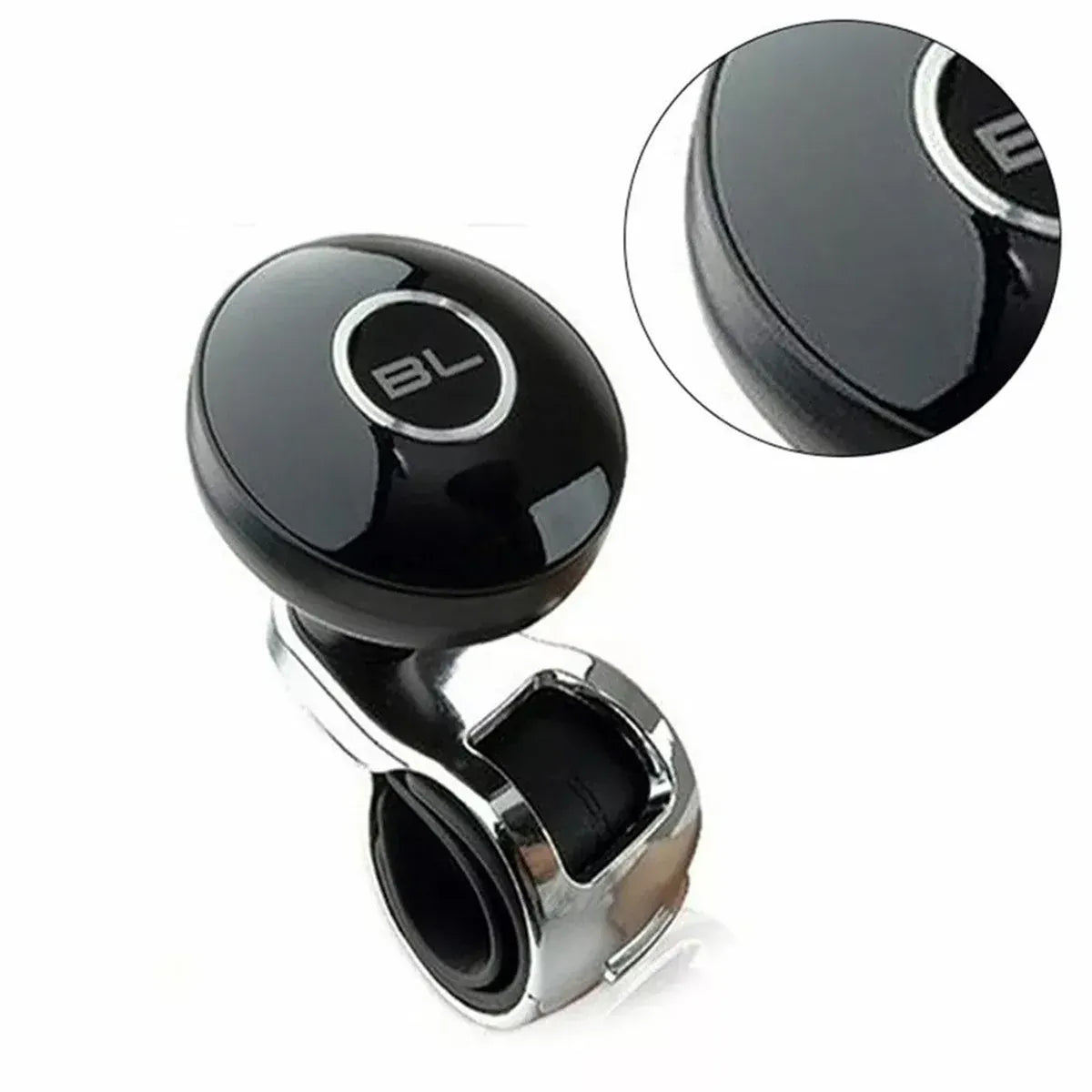 Universal Black Metal Steering Wheel — view 11