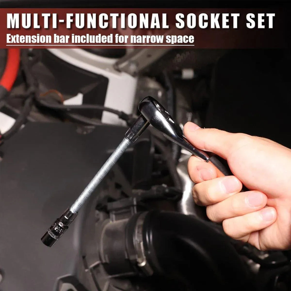 53PCS Metric Deep Socket Set — view 7