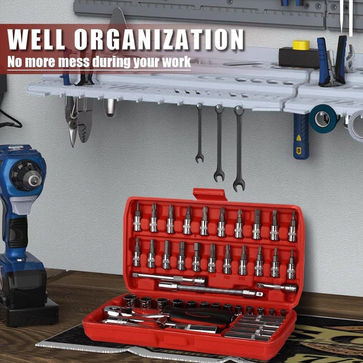 53PCS Metric Deep Socket Set — view 8
