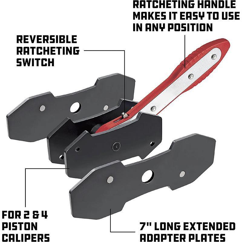 Heavy Duty Ratcheting Brake Caliper — view 4