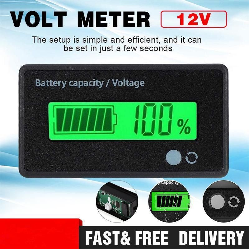 Lcd 12V-48V Battery Capacity Indicator — view 2