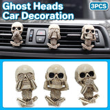 3pcs Ghost Head Car Decoration — view 2