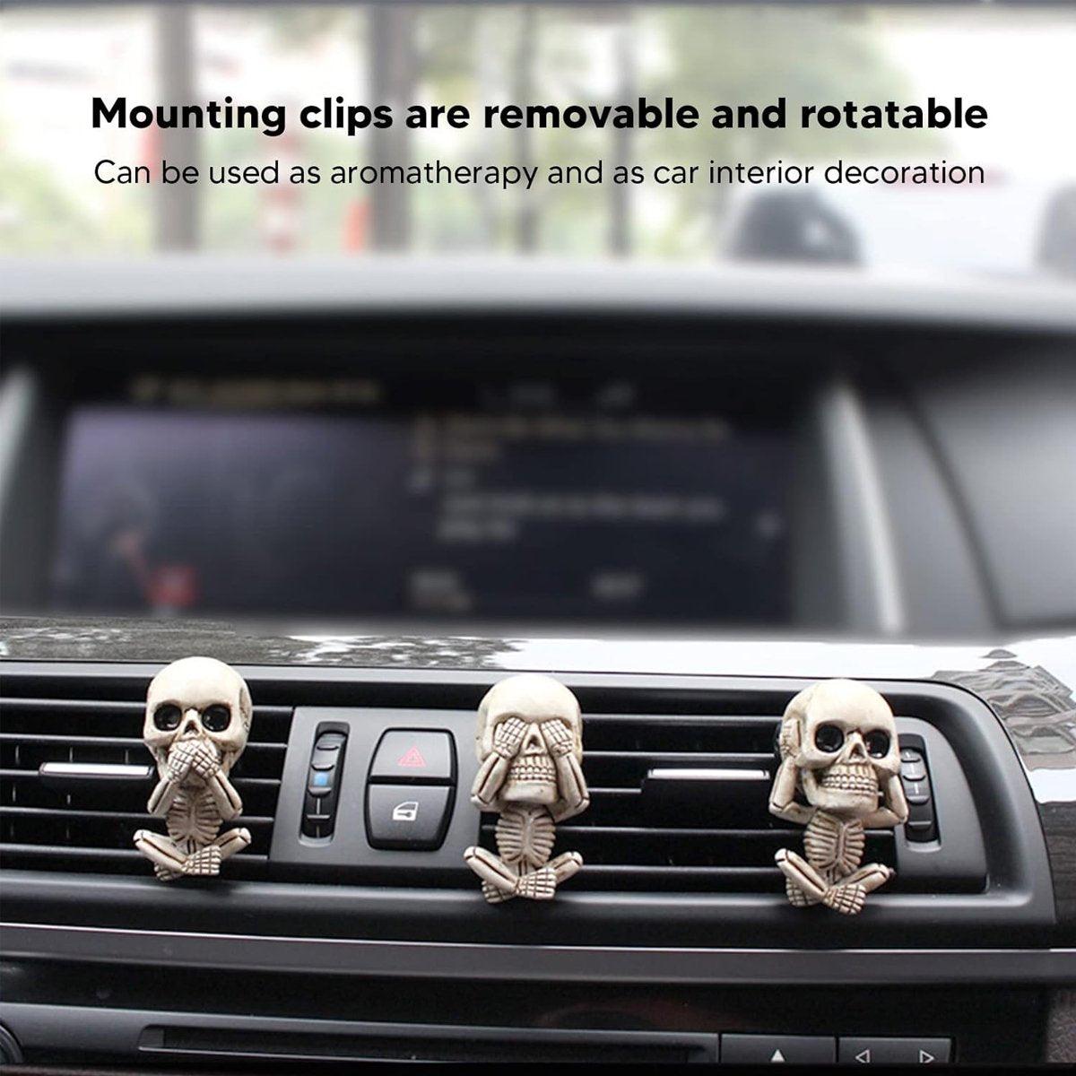 3pcs Ghost Head Car Decoration — view 6