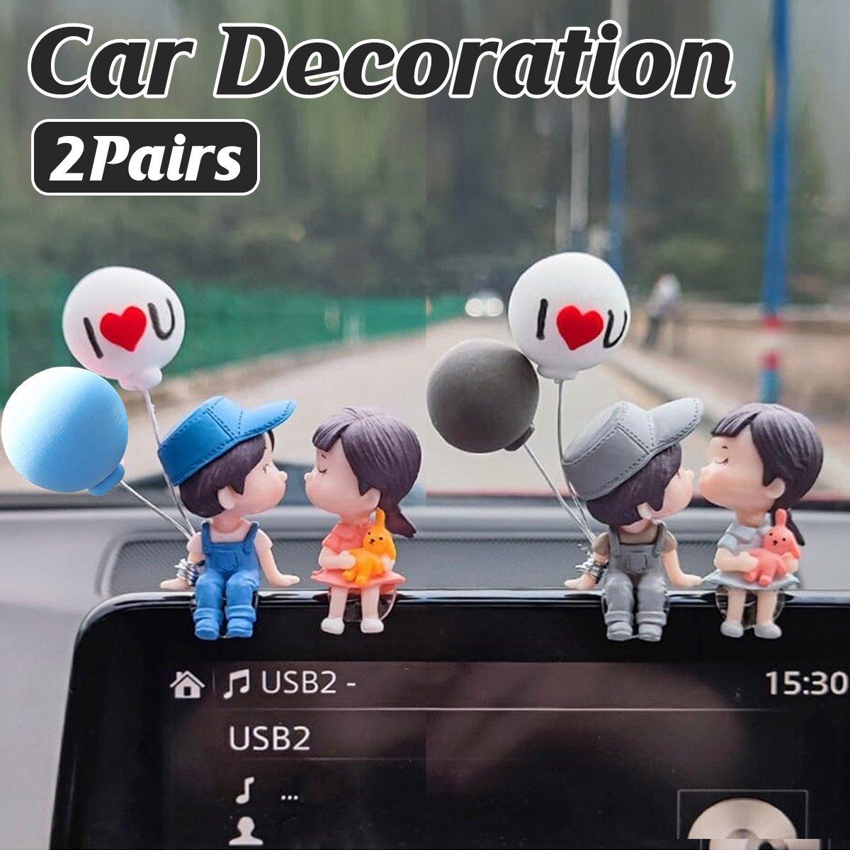 2pairs Cute Couple Car Interior — view 2