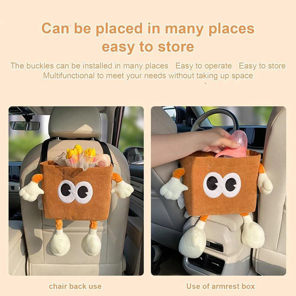 2-in-1 Car Wastebasket and Tissue — view 7