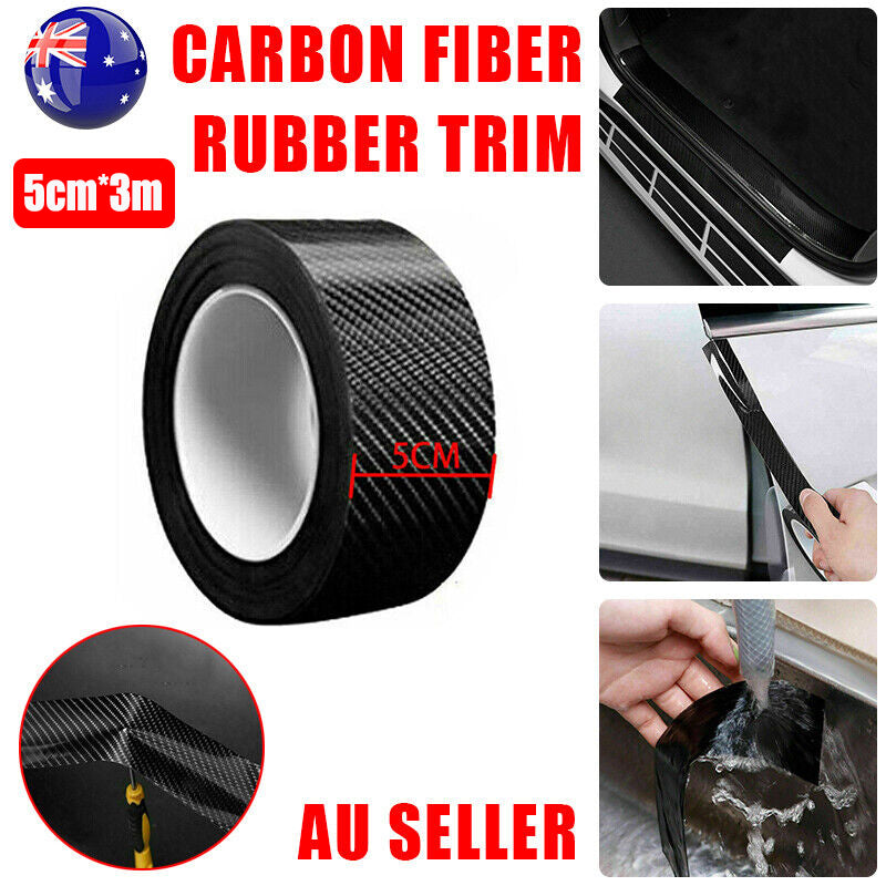 Cardoor Sill Protector Strip Carbon — view 2