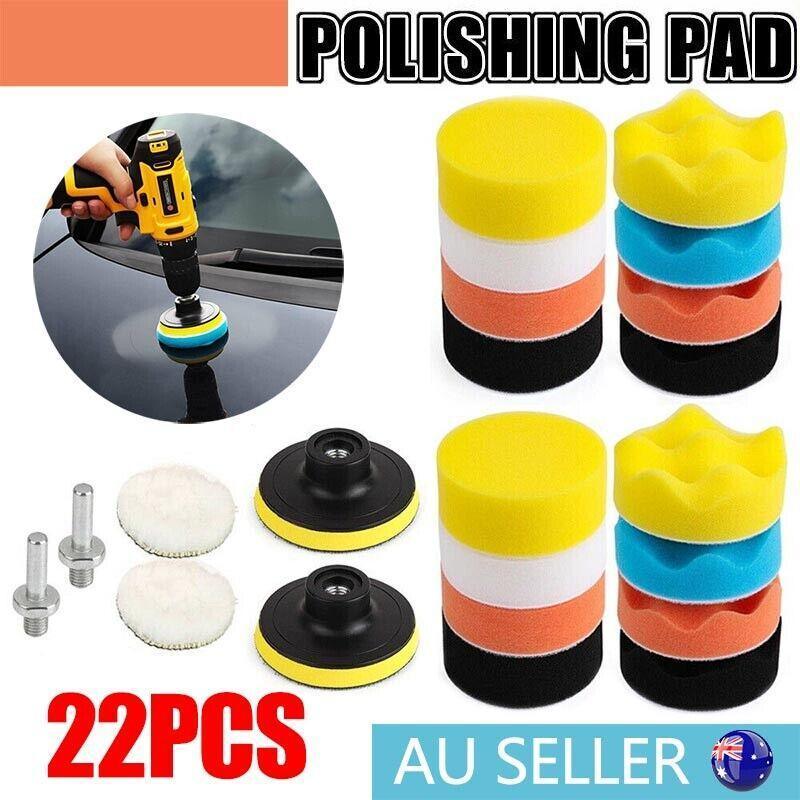 22Pcs 3in Buffing Waxing Polishing — view 2