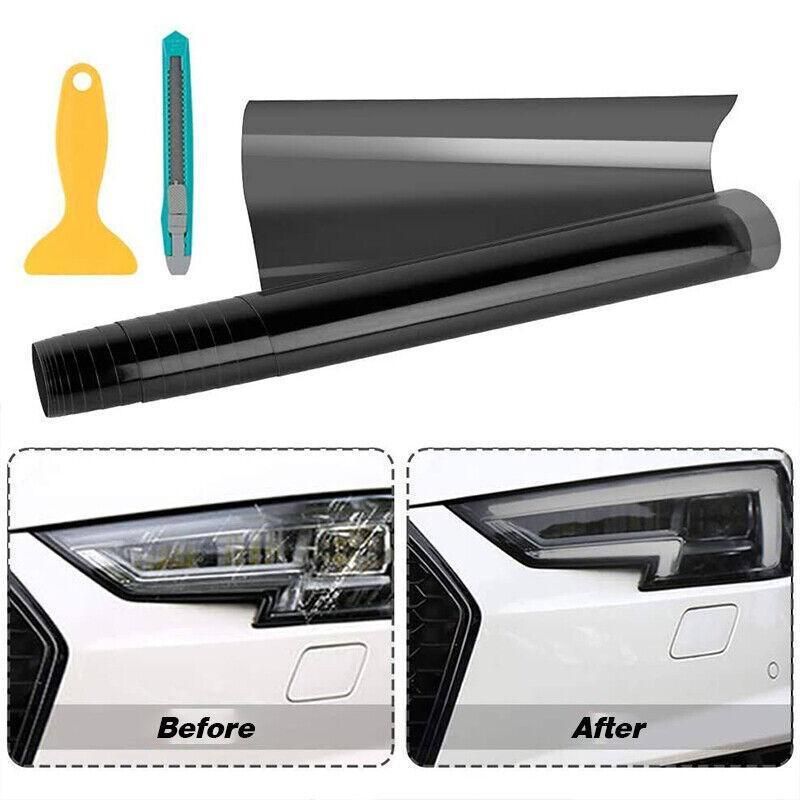 Light Smoke Black 2mx30cm Car — view 12