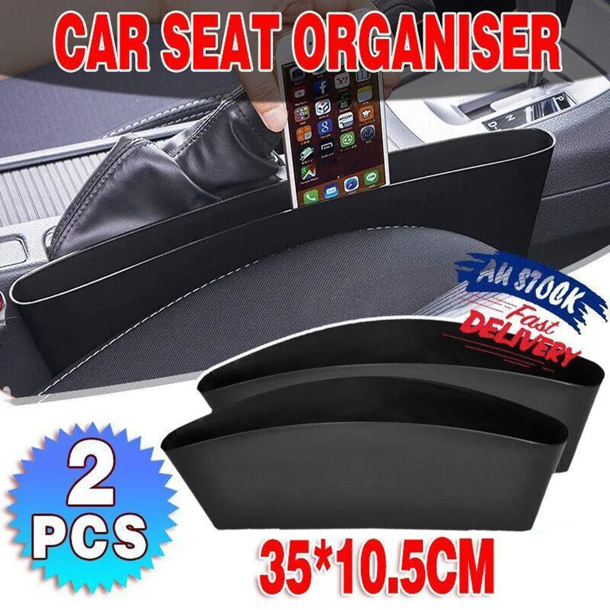 2PCS Seat Side Gap Organiser — view 2