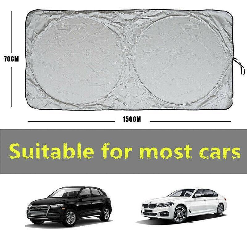 Car Windshield Sunshade Foldable 150×70cm — view 4