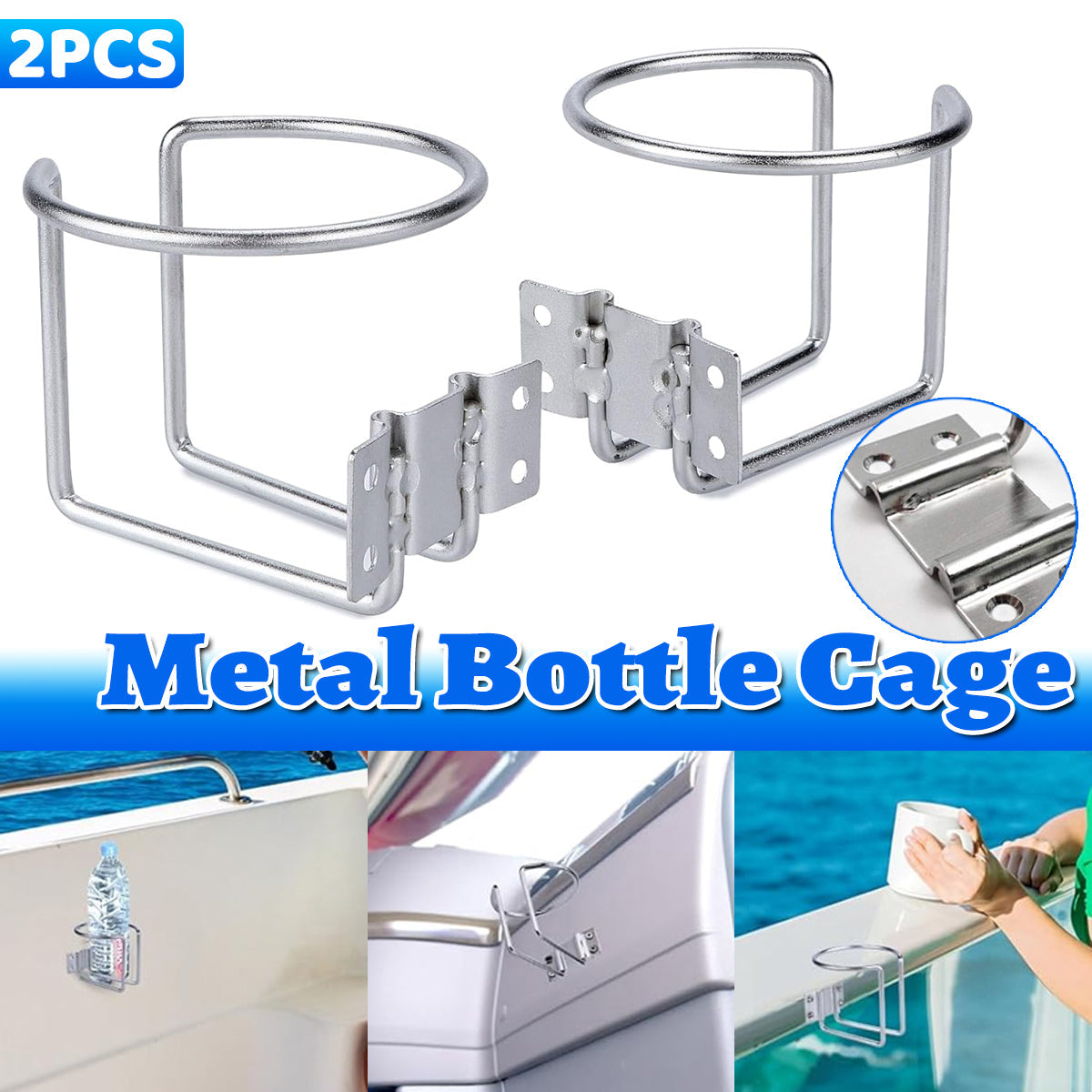 2pcs Cup Stainless Steel Boat — view 2