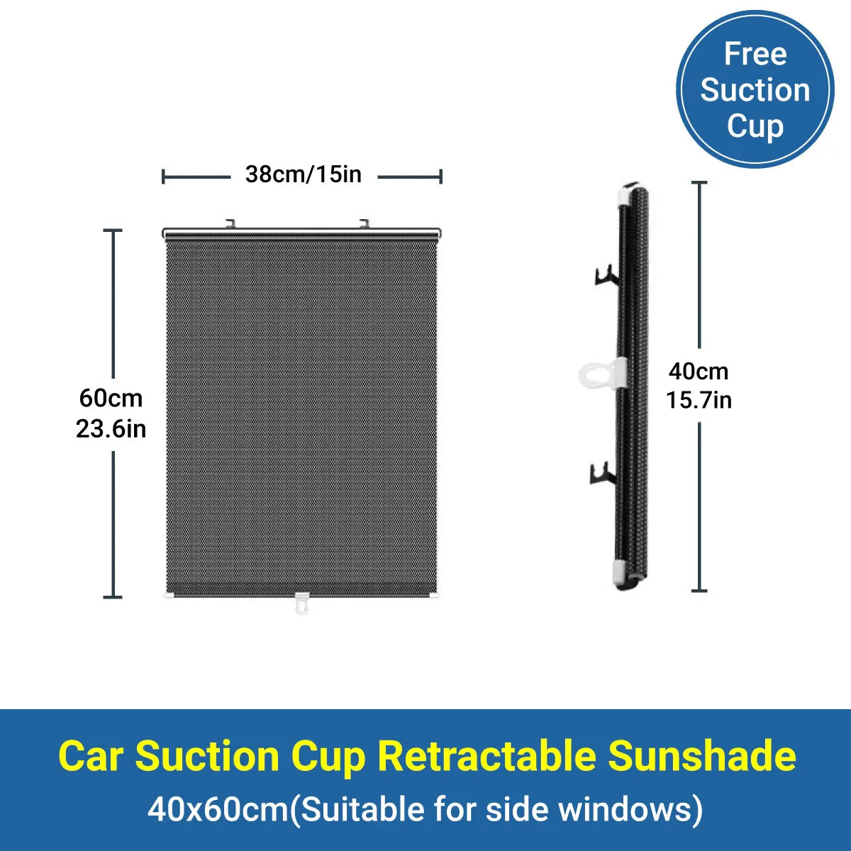 Car Window Sun Shade Retractable — view 5