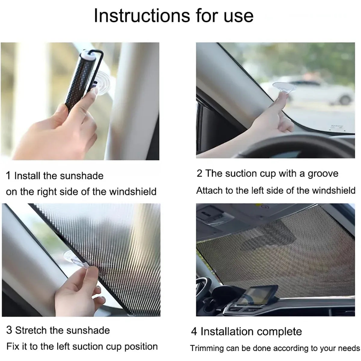 Car Window Sun Shade Retractable — view 8