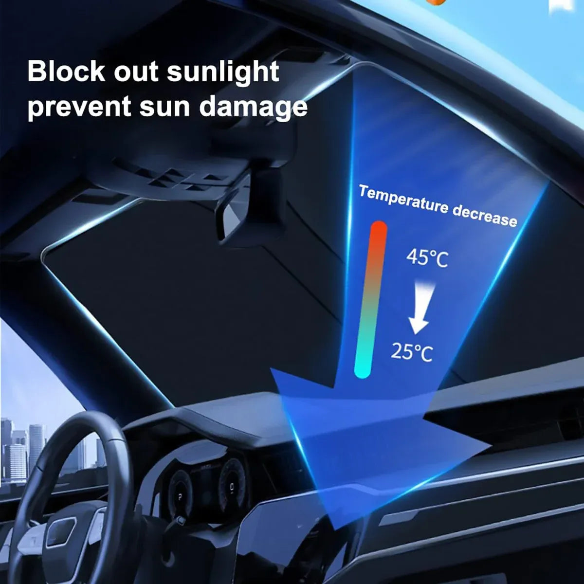 Car Window Sun Shade Retractable — view 9