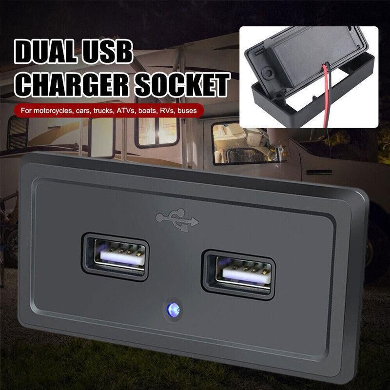 Dual USB Car Charger Socket — view 12