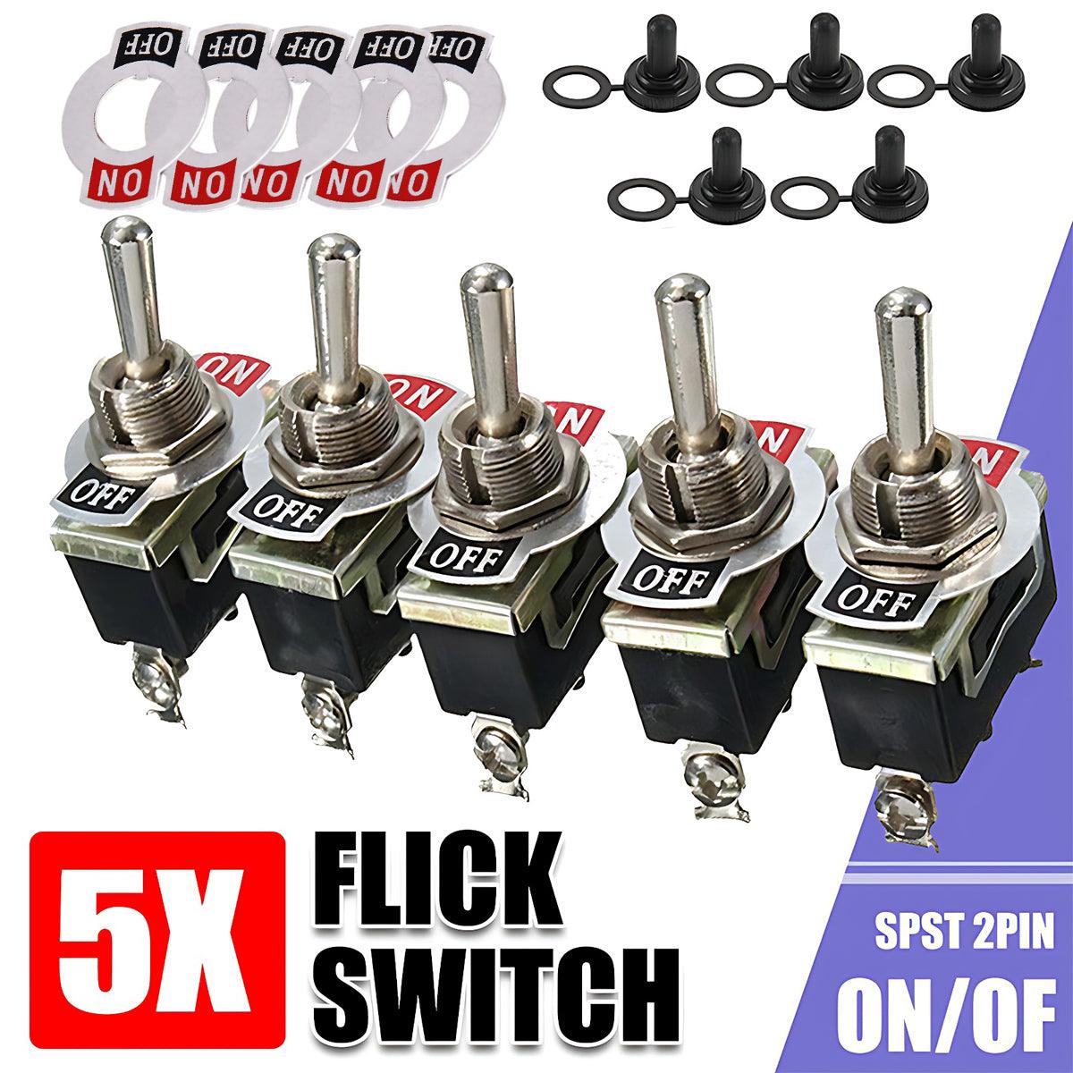 5X Waterproof Toggle Flick Switch — view 2