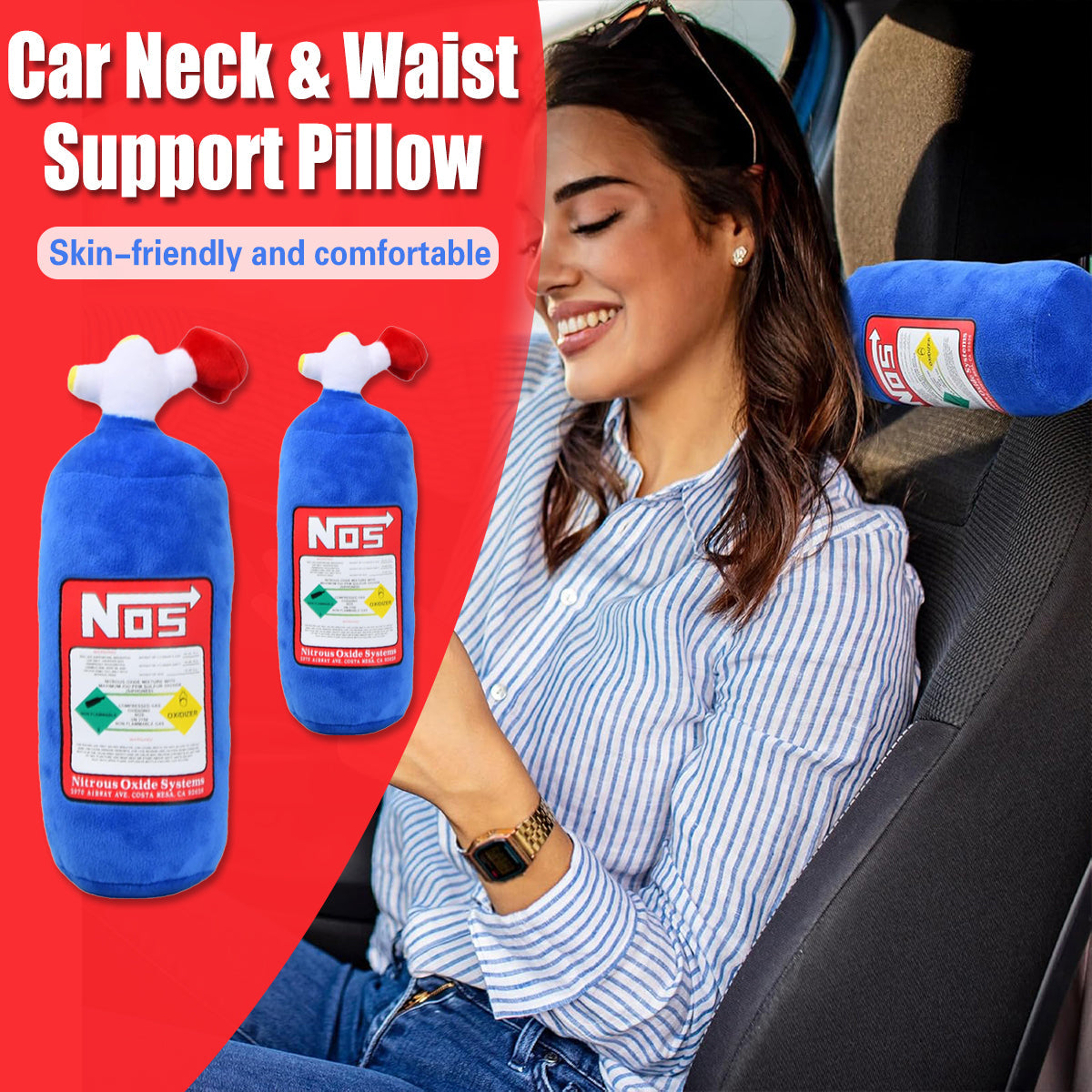 Car Neck Pillow Headrest Cushion — view 2