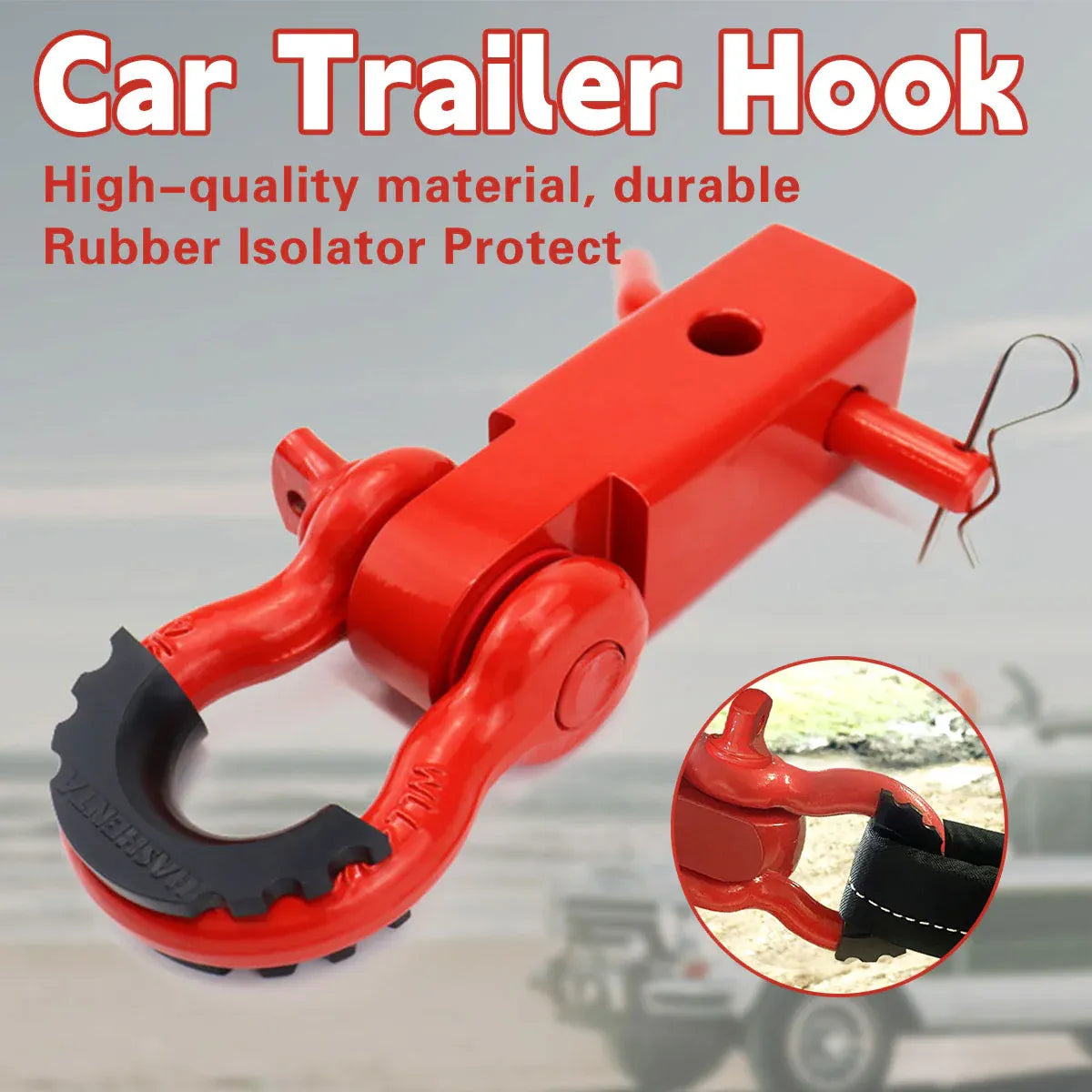 Red Trailer Arm Off Road — view 2