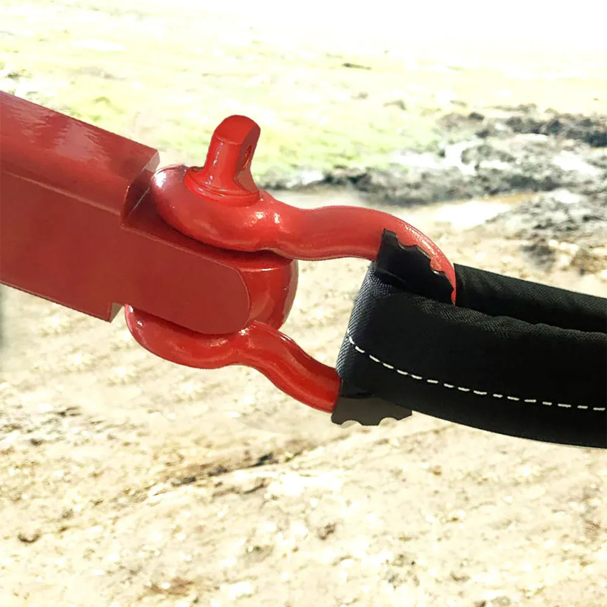 Red Trailer Arm Off Road — view 7