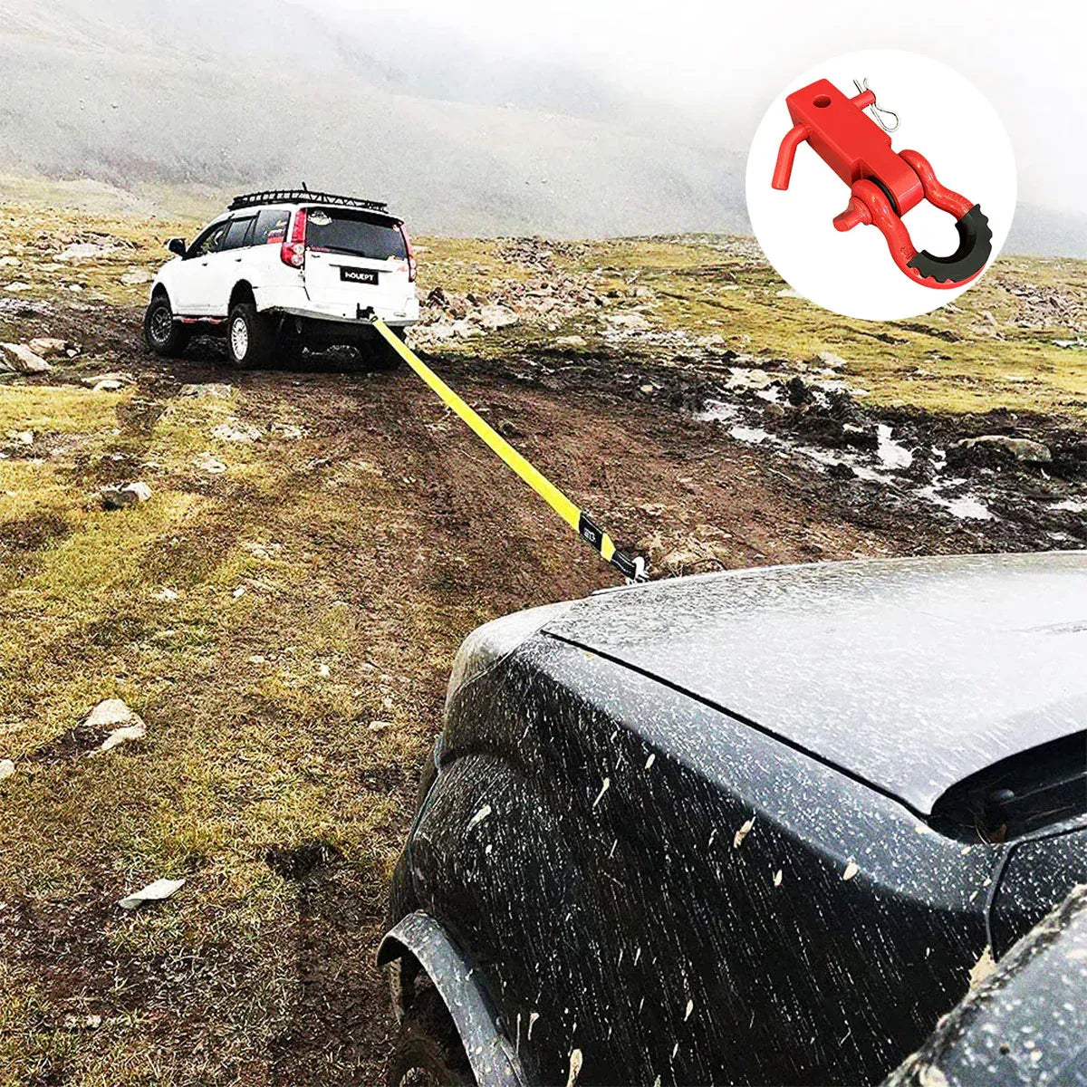 Red Trailer Arm Off Road — view 8