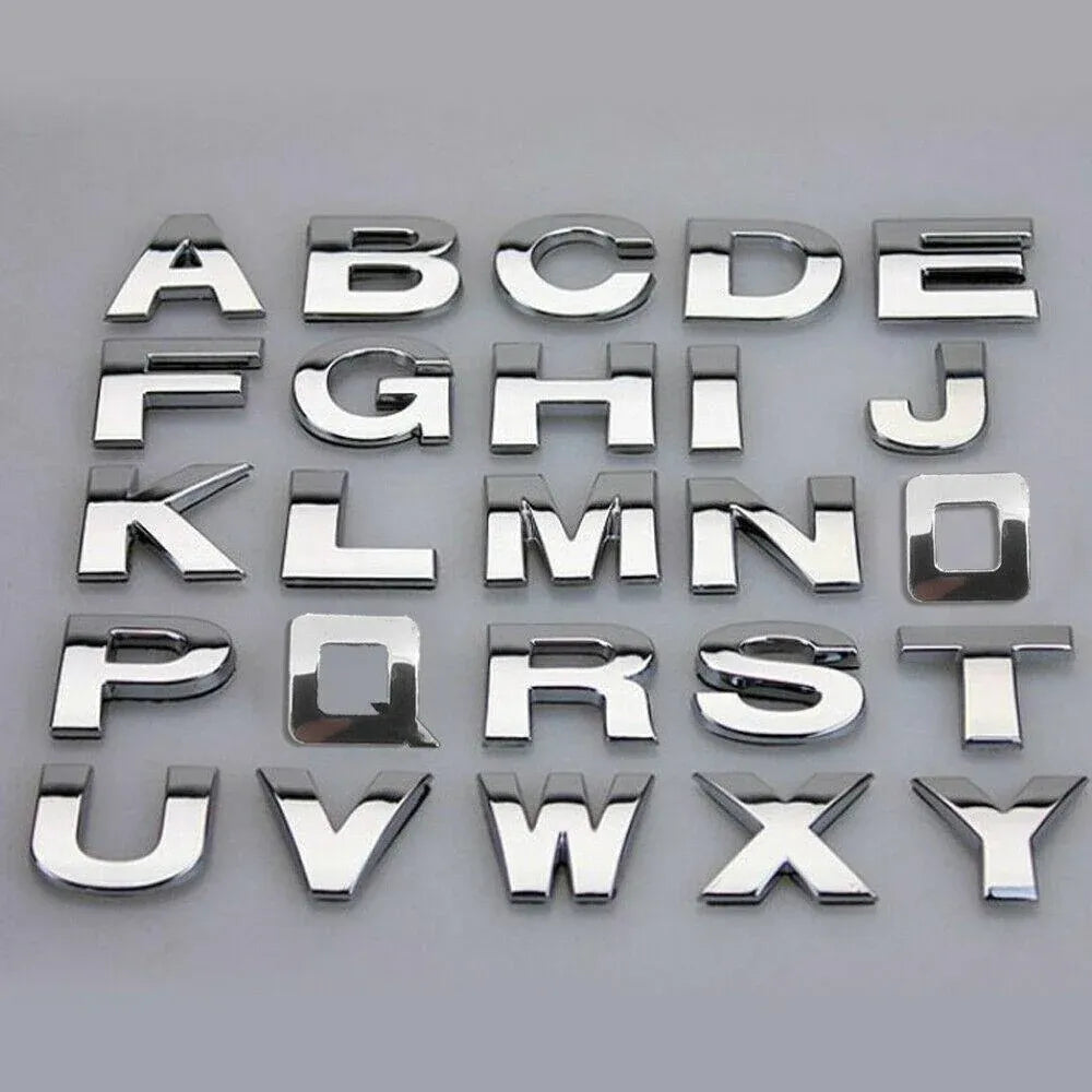 A-Z Alphabet Letters Car Sticker — view 10
