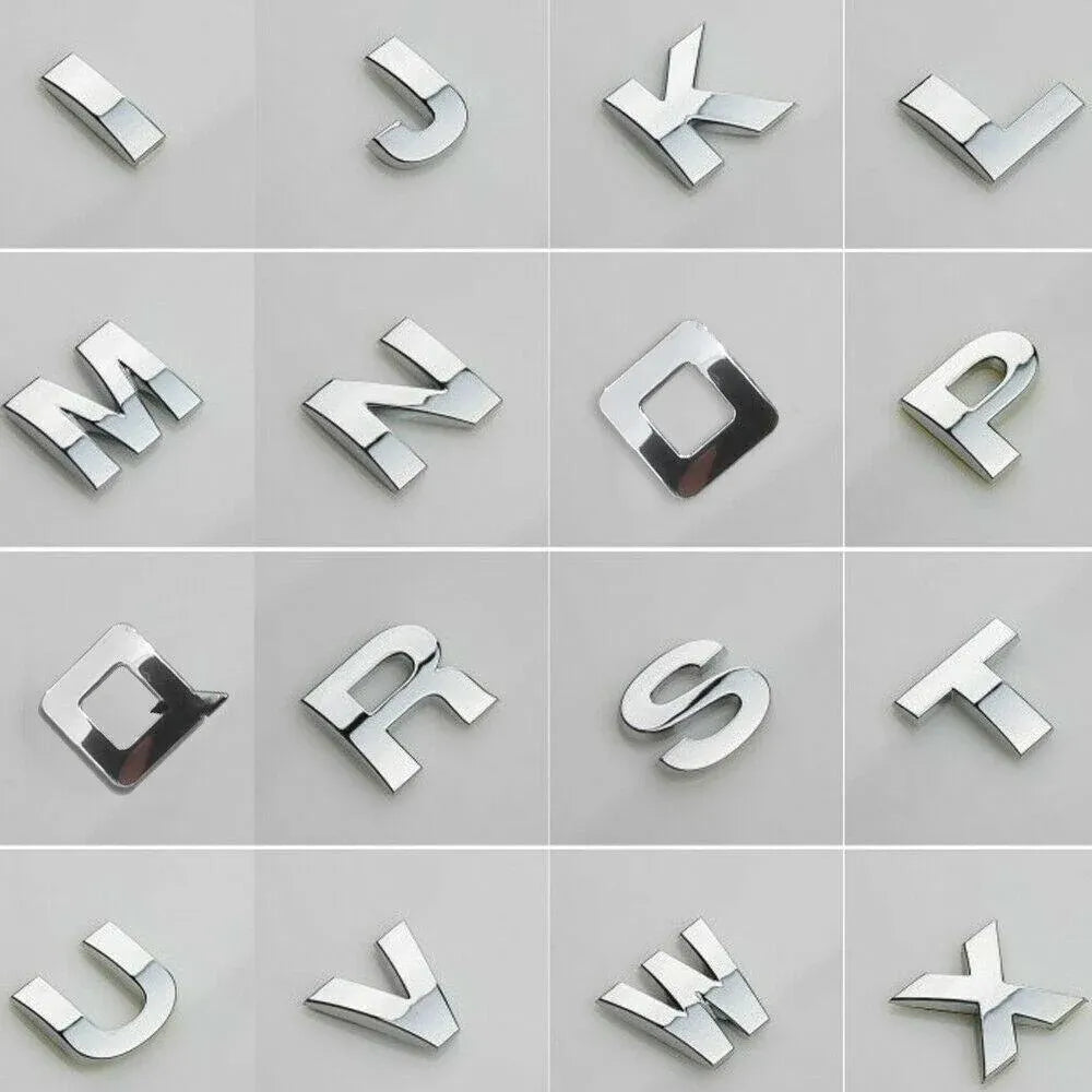 A-Z Alphabet Letters Car Sticker — view 6