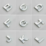 A-Z Alphabet Letters Car Sticker — view 3