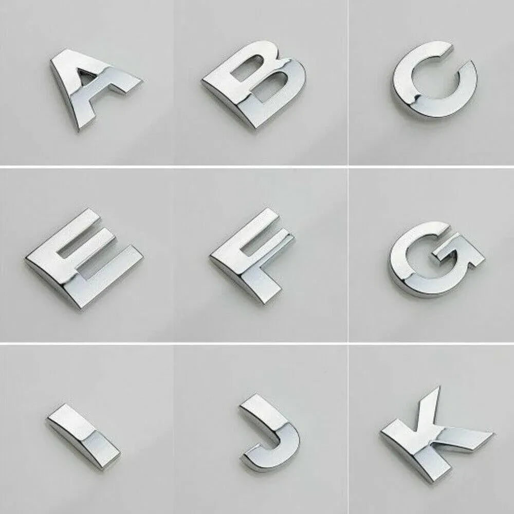 A-Z Alphabet Letters Car Sticker — view 5
