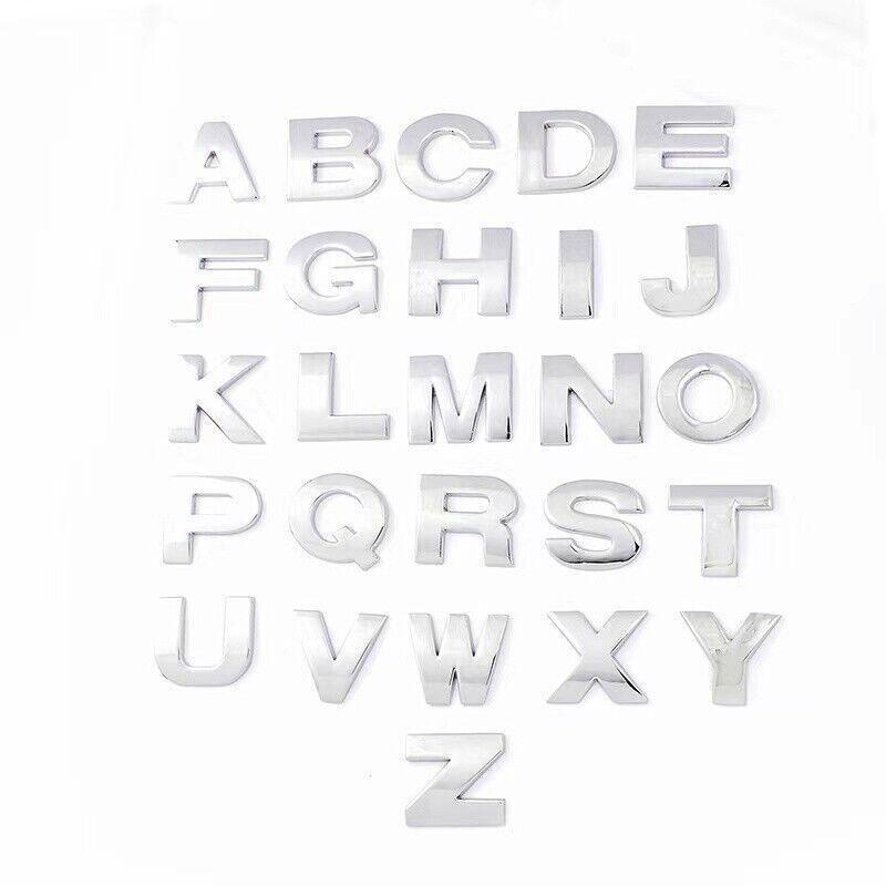 A-Z Alphabet Letters Car Sticker — view 4
