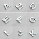A-Z Alphabet Letters Car Sticker — view 5