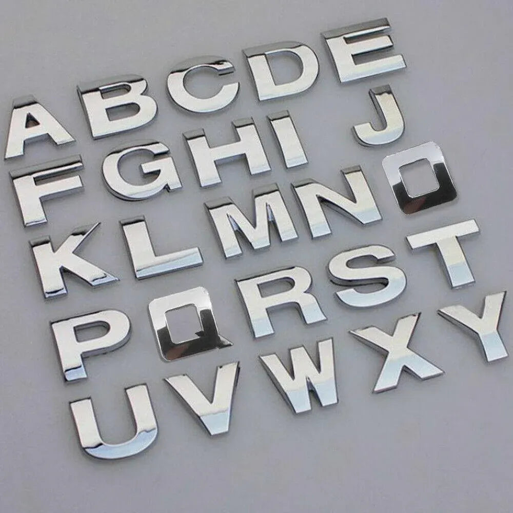 A-Z Alphabet Letters Car Sticker — view 14