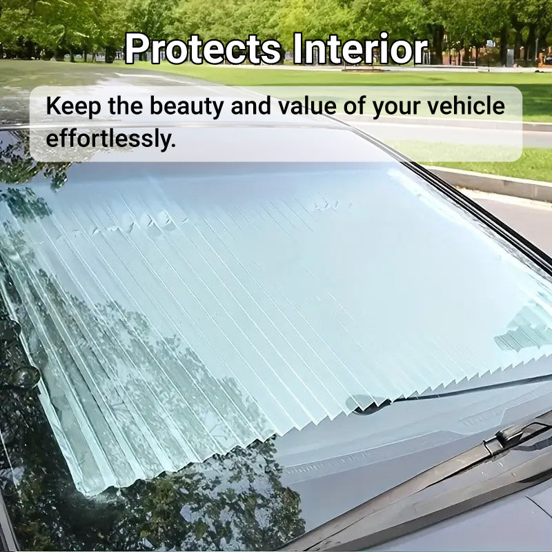 Retractable Folding Sunshade Car Curtain — view 6