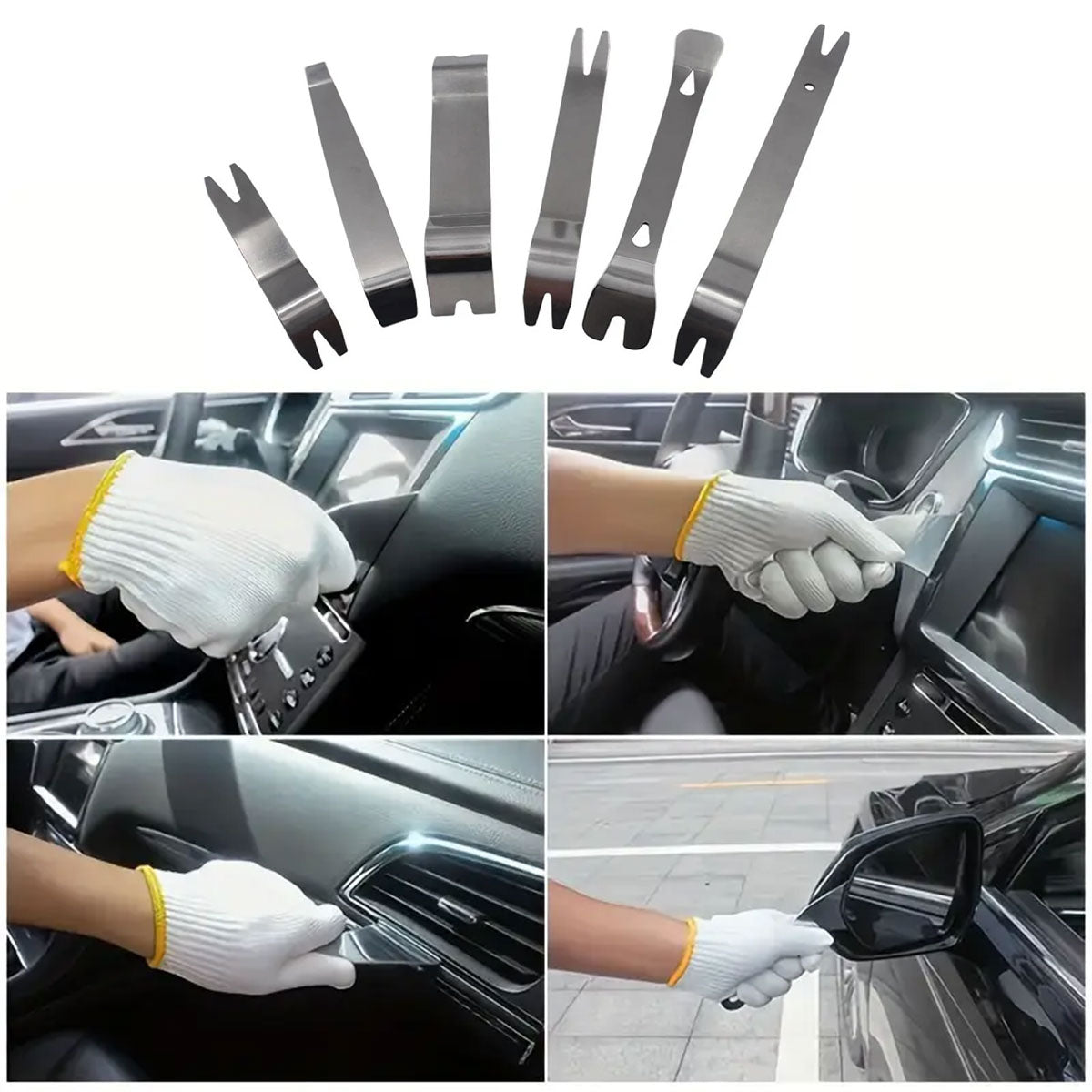 6pcs Pry Bar Tool Set — view 6