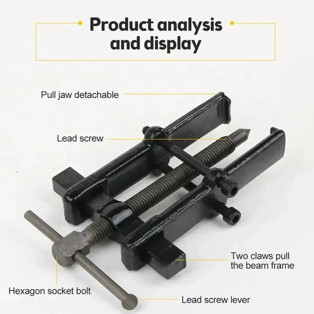 Small Wheel Bearing Puller Two — view 7